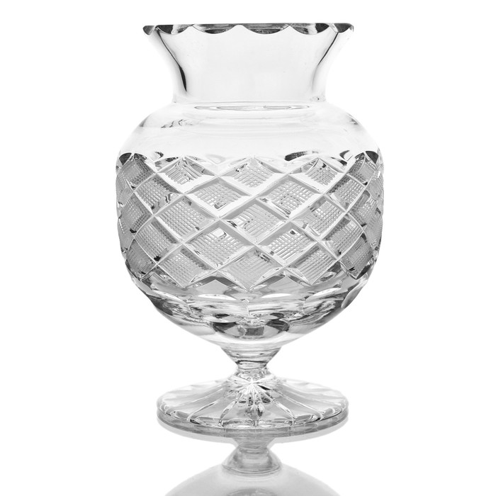 Ваза хрустальная "Клюква" h-145 d-103