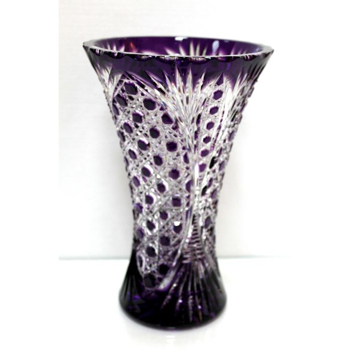 Ваза хрустальная "Прага" б пр рис h-273 d-173 С413550