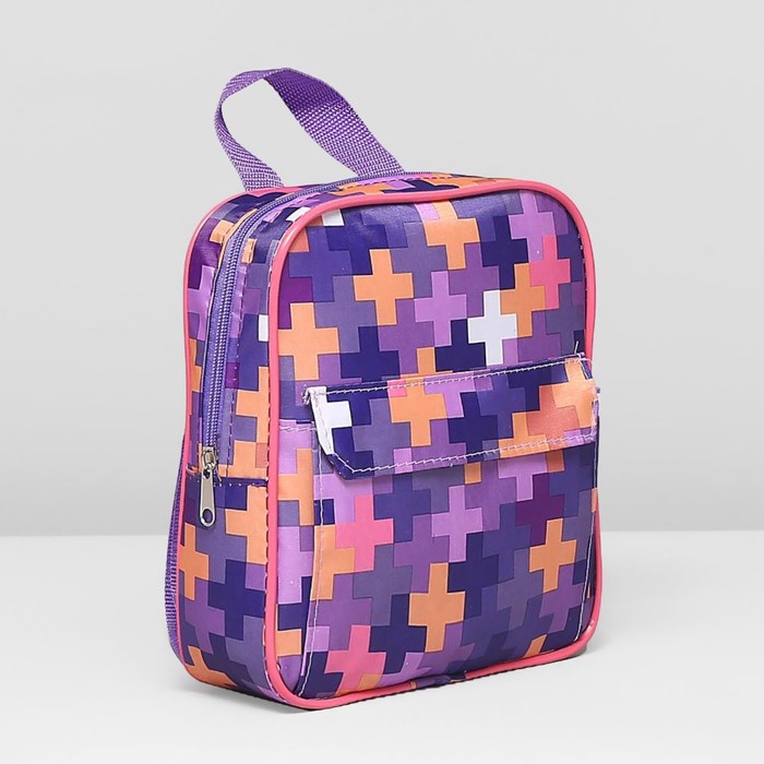 Рюкзак детский на молнии, 1 отдел, наружный карман, цвет сиреневый