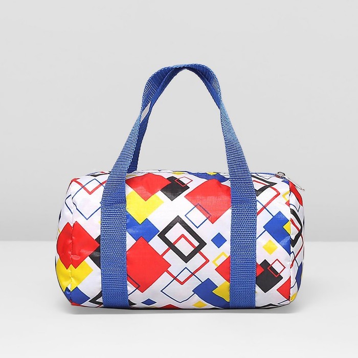 Сумка детская на молнии, 1 отдел, цвет синий/красный