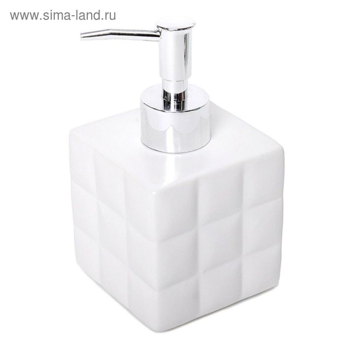 дозатор для мыла verran quadratto настольный керамика белый 870 11 Дозатор для жидкого мыла Quadratto