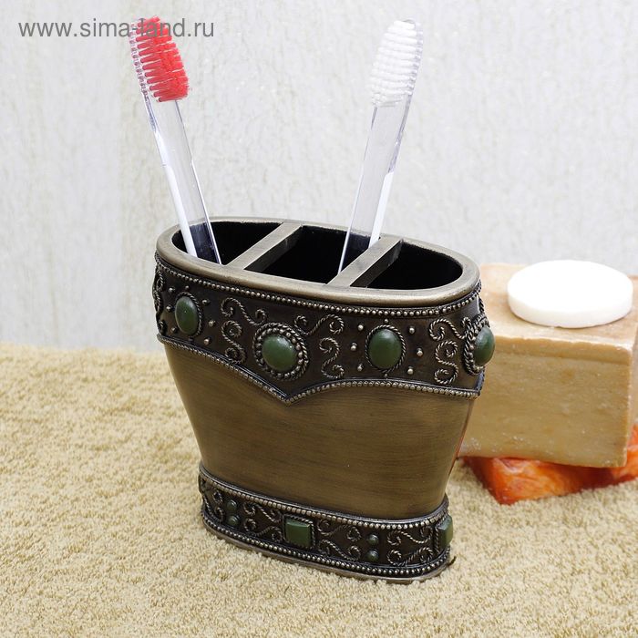 

Стакан для зубных щеток с разделителем Fudjeira