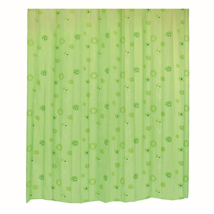 Штора для ванной комнаты тканевая 180х180 см Lime