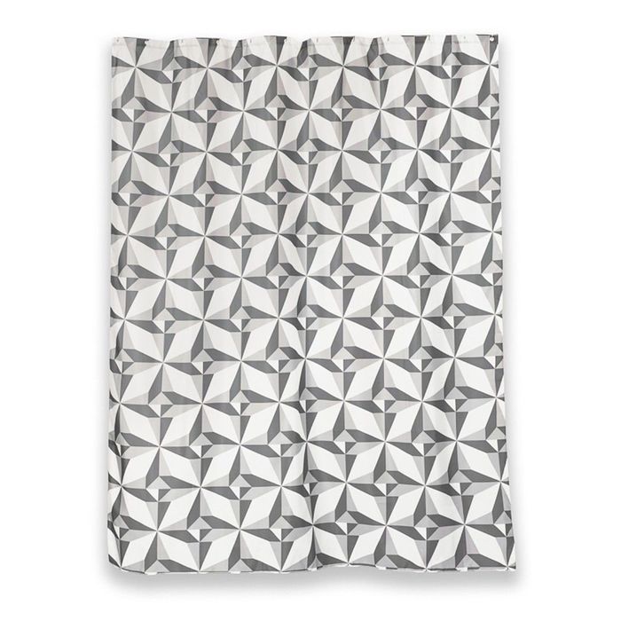 Штора для ванной комнаты тканевая 180x200 см Triangulo