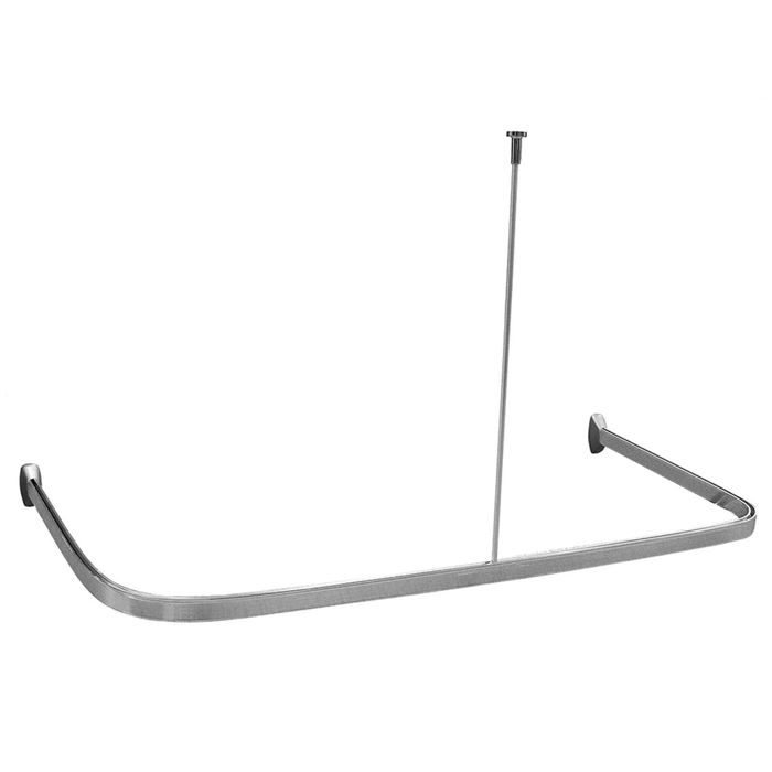 Карниз для шторы в ванную, гибкий 100х3 см