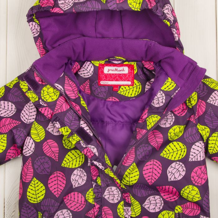 Комплект для девочки (куртка, полукомбинезон), рост 104 см, цвет фиолетовый S17344