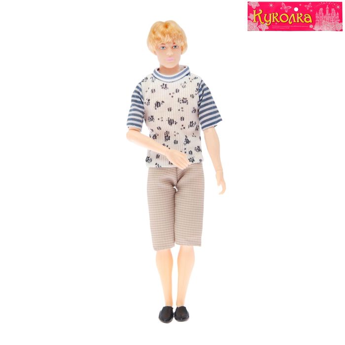 Кукла модель шарнирная "Виталик", в костюме