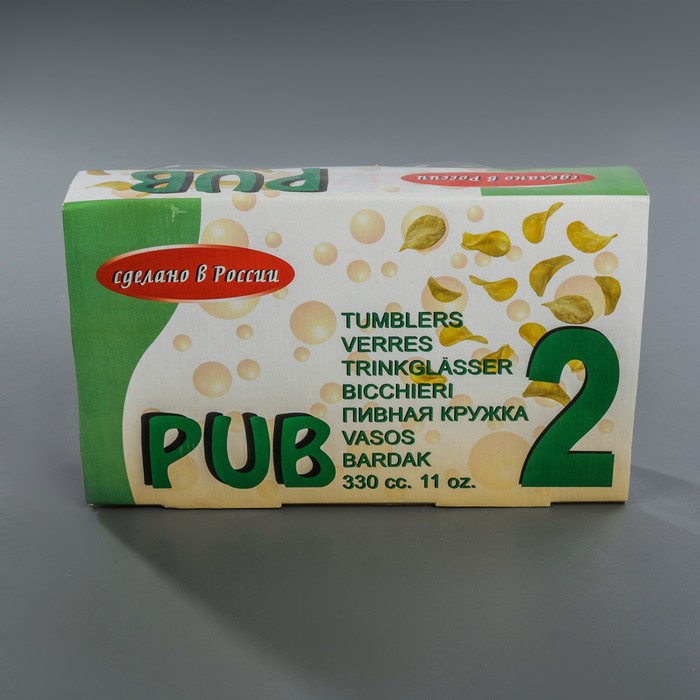 Набор кружек для пива 350 мл "Герб России", 2 шт
