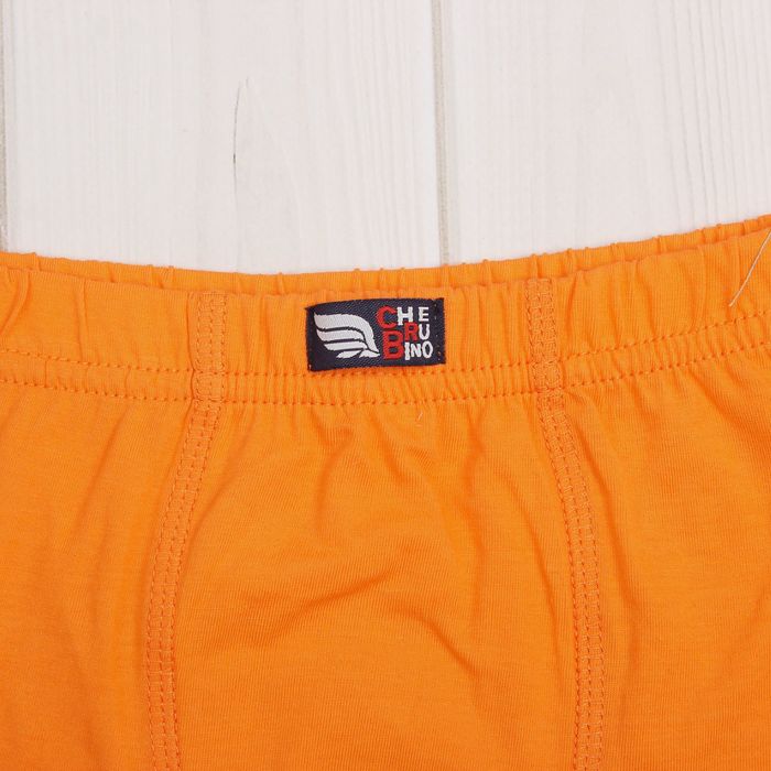 Трусы-боксеры для мальчика, рост 92 см, цвет оранжевый