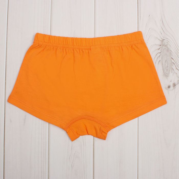Трусы-боксеры для мальчика, рост 92 см, цвет оранжевый