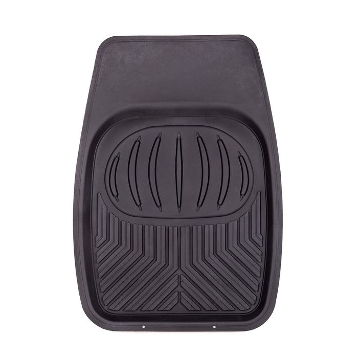 Коврики автомобильные AUTOPROFI RUS-105 BK, универсальные, ванночки, 4 предмета (2 коврика переднего ряда 70х50см, 2 коврика заднего ряда 48х50см)