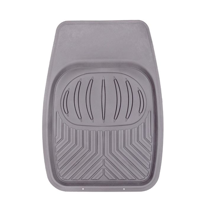 Коврики автомобильные AUTOPROFI RUS-105 GY, универсальные, ванночки, 4 предмета (2 коврика переднего ряда 70х50см, 2 коврика заднего ряда 48х50см)