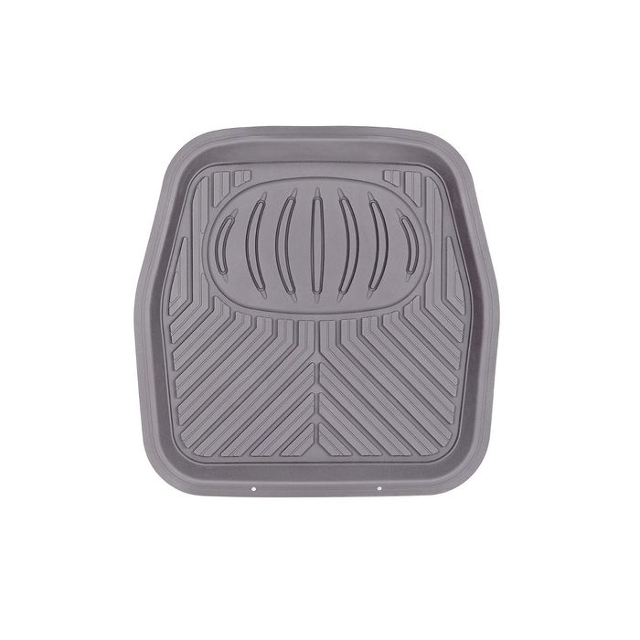 Коврики автомобильные AUTOPROFI RUS-105 GY, универсальные, ванночки, 4 предмета (2 коврика переднего ряда 70х50см, 2 коврика заднего ряда 48х50см)