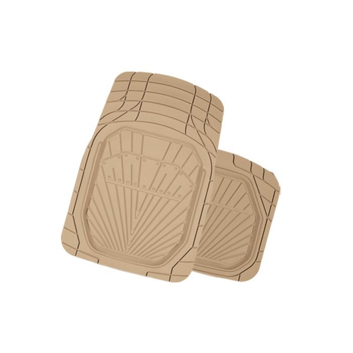 Коврики автомобильные AUTOPROFI POWER TER-510 BE, универсальные, морозостойкие, вырезаемые, ванночки, термопласт, 4 предмета, цвет бежевый