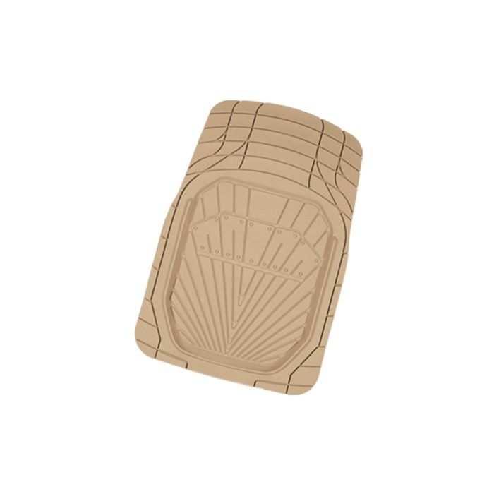 Коврики автомобильные AUTOPROFI POWER TER-510 BE, универсальные, морозостойкие, вырезаемые, ванночки, термопласт, 4 предмета, цвет бежевый