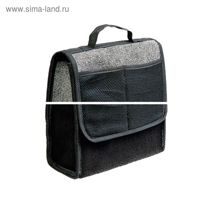 Органайзер в багажник AUTOPROFI TRAVEL ORG-10 GY, ковролиновый, 28х13х30см, цвет серый