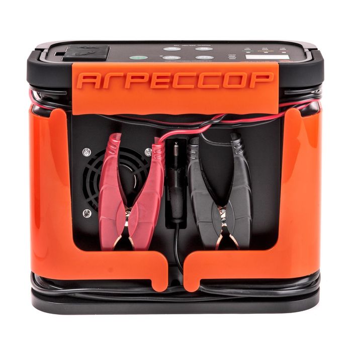 Цифровое зарядное устройство "Агрессор" AGR/SBC-150, 9 фаз зарядки, ток 2/6/10/15А, 12V/15А розетка, 5V/1A USB, для 12V АКБ (WET, AGM, GEL)