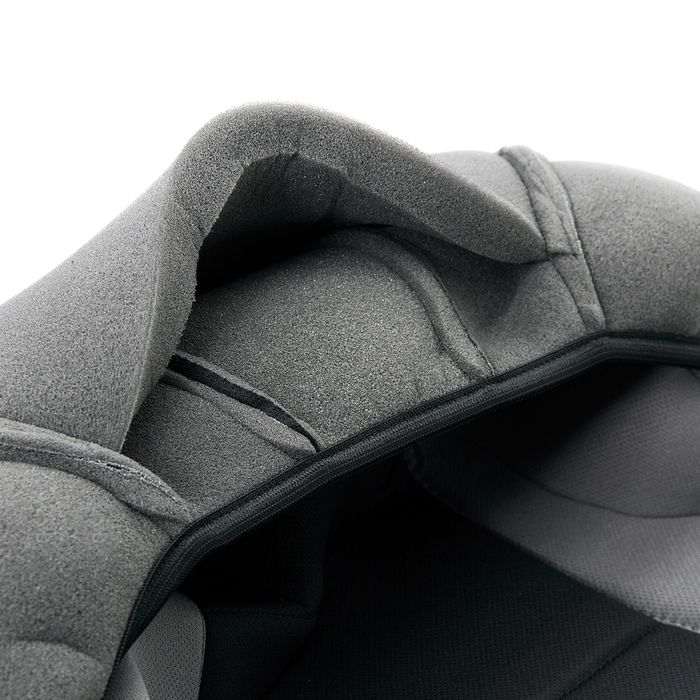 Детское кресло-бустер Sparco F100K, группы 2/3 (15-36 кг/3-12 лет), полиэстер, поролон 3 см, цвет чёрный/серый, SPC/DK-500 BK/GY