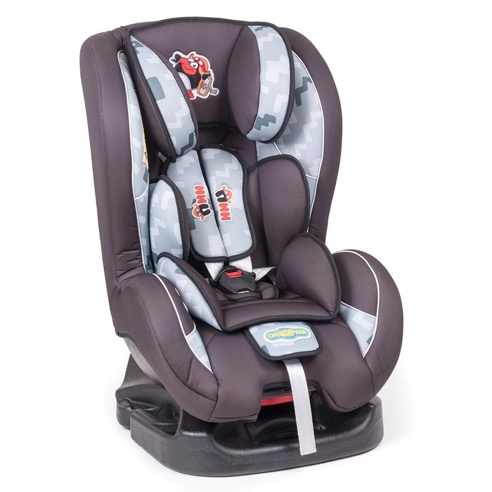 Детское кресло "Смешарики", группы 0+/1 (0-18 кг/0-4 года), полиэстер, поролон 3 см, цвет чёрный/тёмно-серый, SM/DK-200 Pin