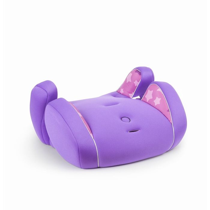 Детское кресло "Смешарики", группы1/2/3 (9-36 кг/9 мес-12 лет), полиэстер + хлопок, цвет фиолетовый, SM/DK-300 Ezhik