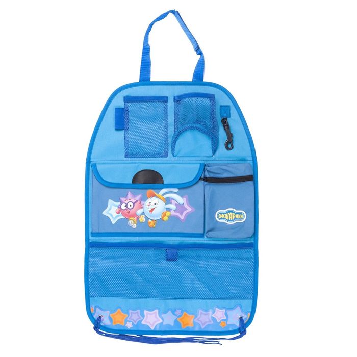 Органайзер на спинку сиденья "Смешарики" SM/ORG-020 Krosh, цвет синий/голубой