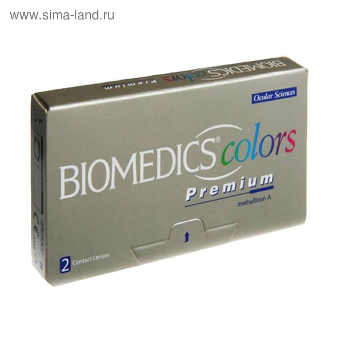 фото Цветные контактные линзы biomedics colors premium - aqua, -6.0/8,7, в наборе 2шт coopervision