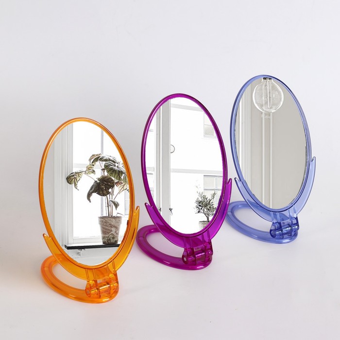 фото Зеркало складное-подвесное, зеркальная поверхность 8,5 × 12,5 см, цвет микс queen fair