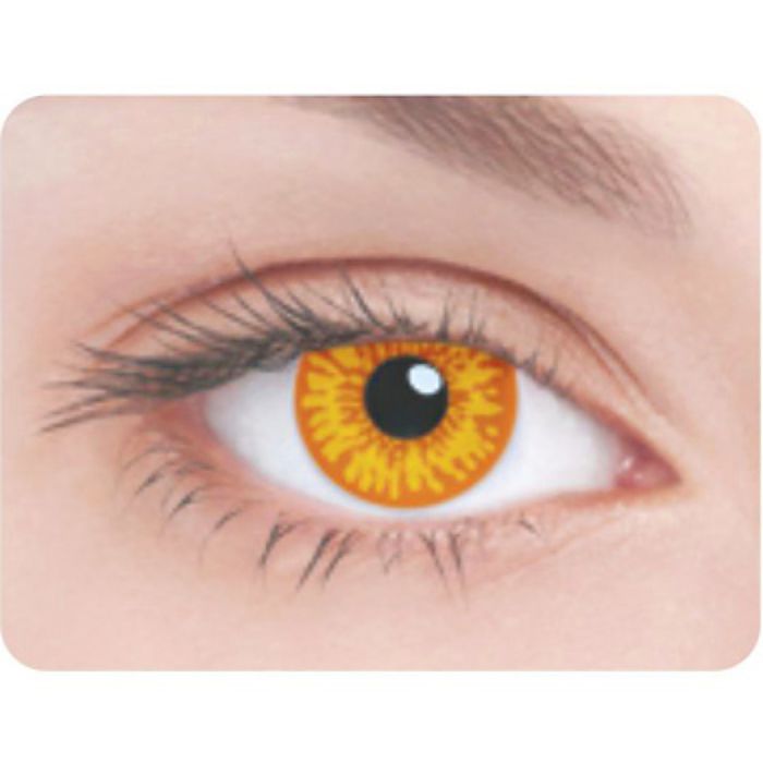 Карнавальные контактные линзы Adria Crazy - Орлиный глаз, в наборе 1шт