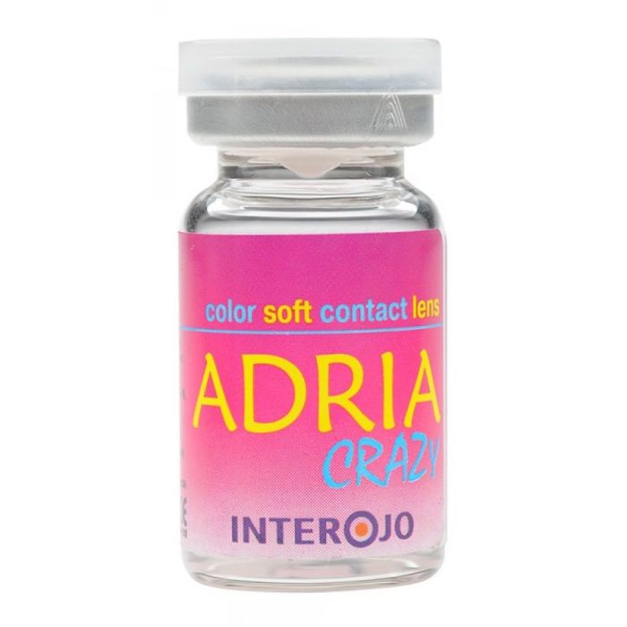 Карнавальные контактные линзы Adria Crazy - Робот, в наборе 1шт