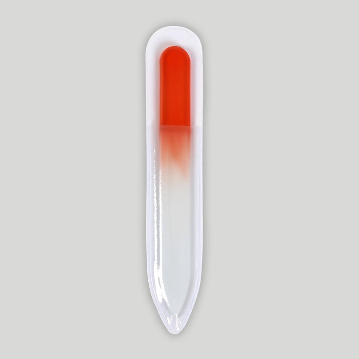 фото Пилка стеклянная для ногтей «цветной градиент», 9 см, в чехле, цвет микс queen fair
