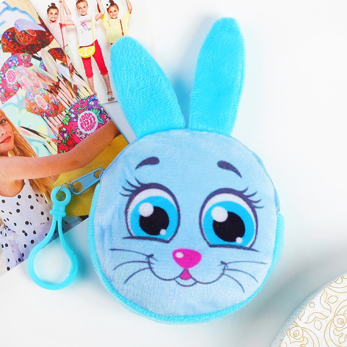 Кошелёк детский "Зайчик", 9 х 9 cм