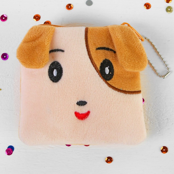 Мягкий кошелек "Песик" висячие ушки