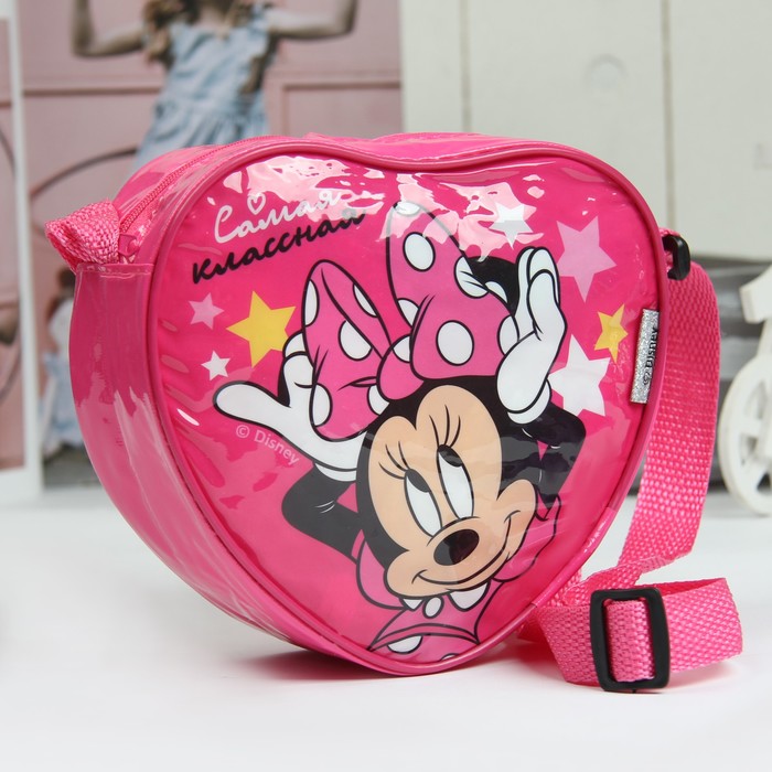 Сумочка детская "Самая классная", Минни Маус, 18 х 16 см