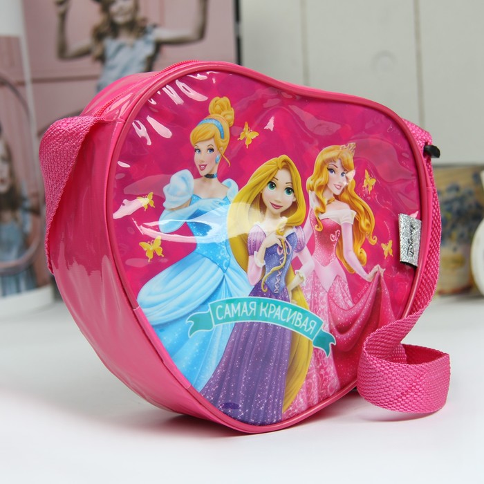 Сумочка детская "Самая красивая", Принцессы, 18 х 16 см