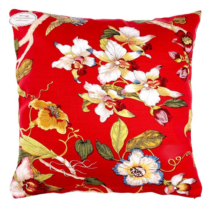 Наволочка декоративная "Collorista" Тёрн 43*43 см,цв.красный
