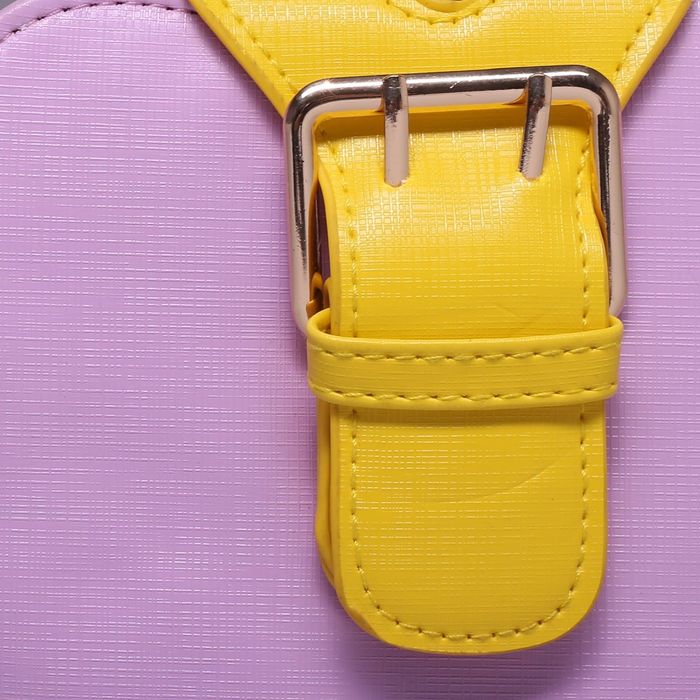 Сумка детская на молнии "Красотка", 1 отдел, длинный ремень, цвет сиреневый