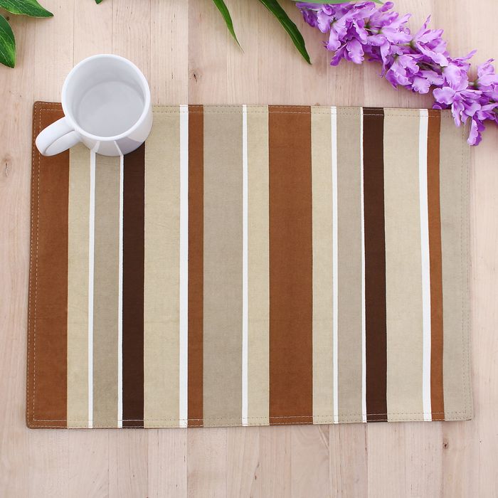 Салфетка на стол "Кофейная" 30х40 см, текстиль