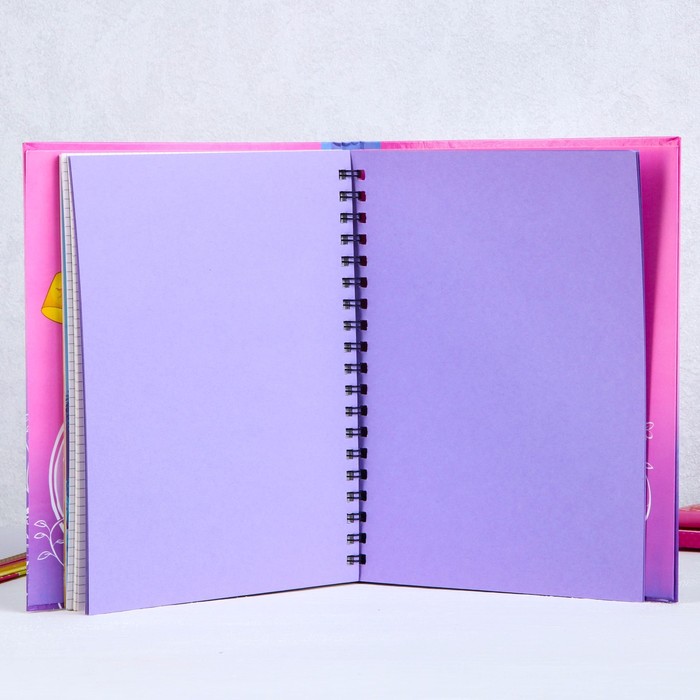 Ежедневник-смешбук "Жизнь принцессы", Принцессы, 25 листов