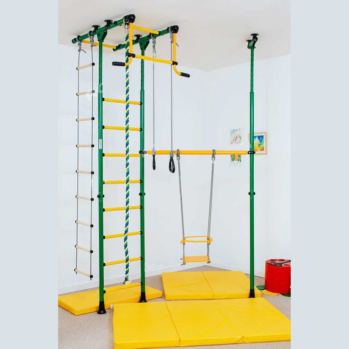 Детский спортивный комплекс "Карусель R33", цвет сине-жёлтый