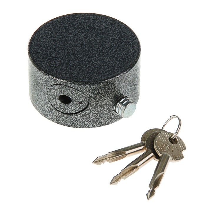 Замок навесной Киров "Сельмаш" ВС1-П, крестовой ключ, полимерное покрытие