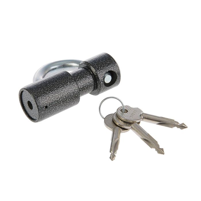 Замок навесной Киров "Сельмаш" ВС1-Д 048-А, крестовой ключ, полимерное покрытие