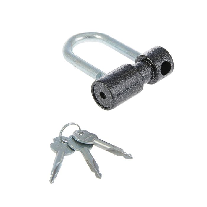 Замок навесной Киров "Сельмаш" ВС1-Д 048-В, крестовой ключ, полимерное покрытие