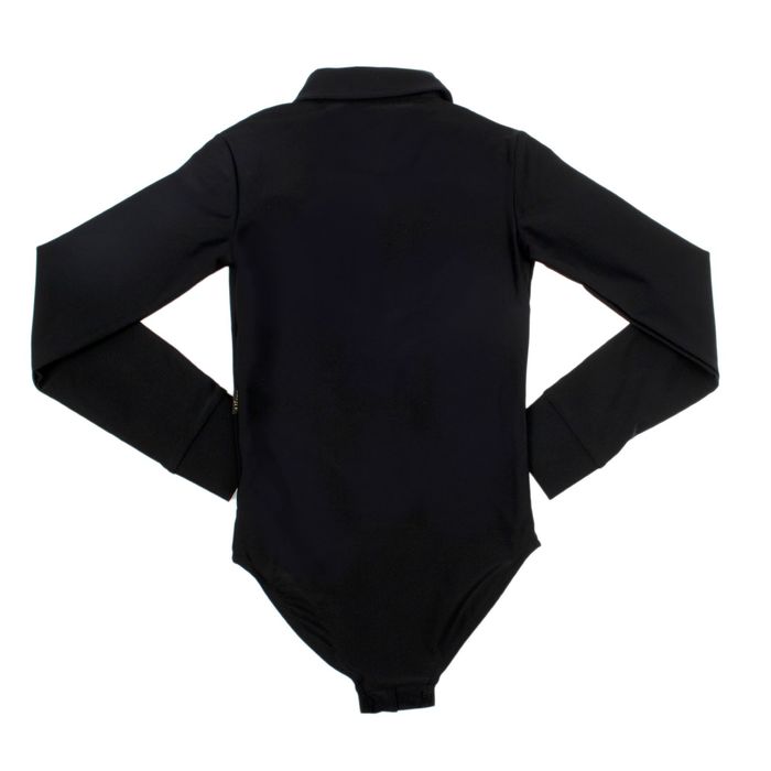 Рубашка-боди для мальчика, рост 116 см, цвет чёрный Р 1.02