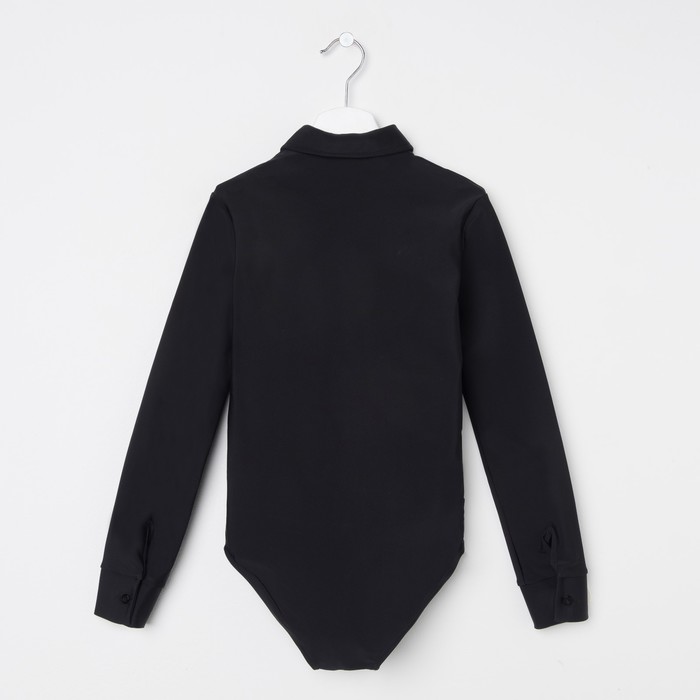 Рубашка-боди для мальчика, рост 134 см, цвет чёрный Р 1.02