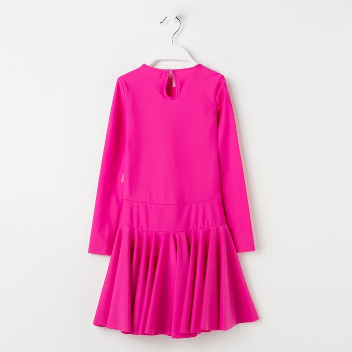 Платье спортивное для девочки, рост 158, цвет малиновый Р 2.4