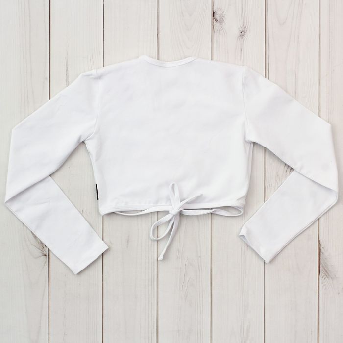 Топ для девочки, рост 140 см, цвет белый Т 9.03