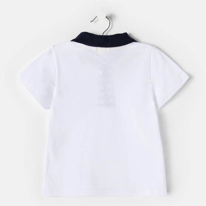 Футболка для мальчика "Мегаполис", рост 128 см (64), цвет белый ПДК428090