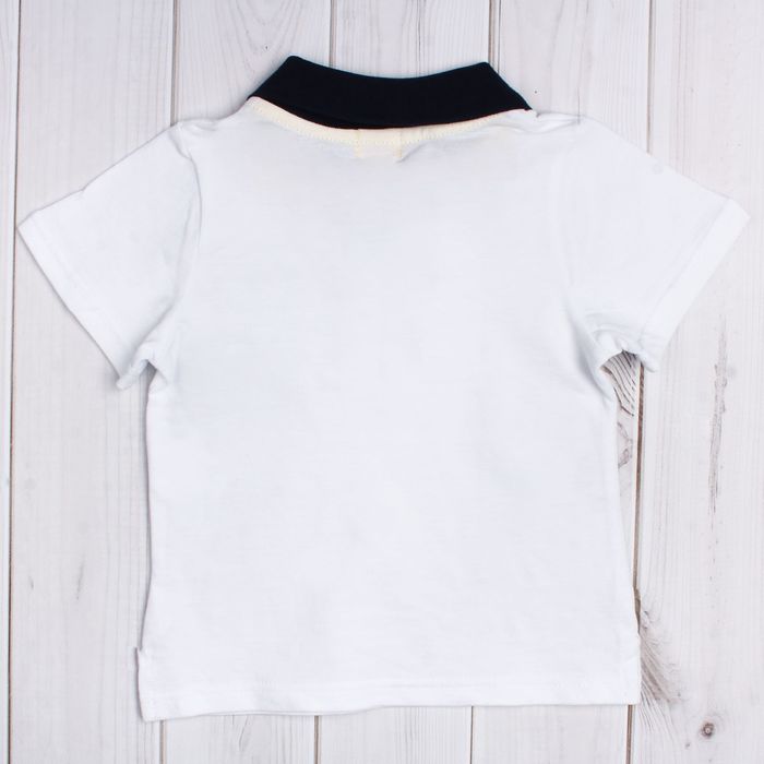 Футболка для мальчика "Мегаполис", рост 128 см (64), цвет белый ПДК428090