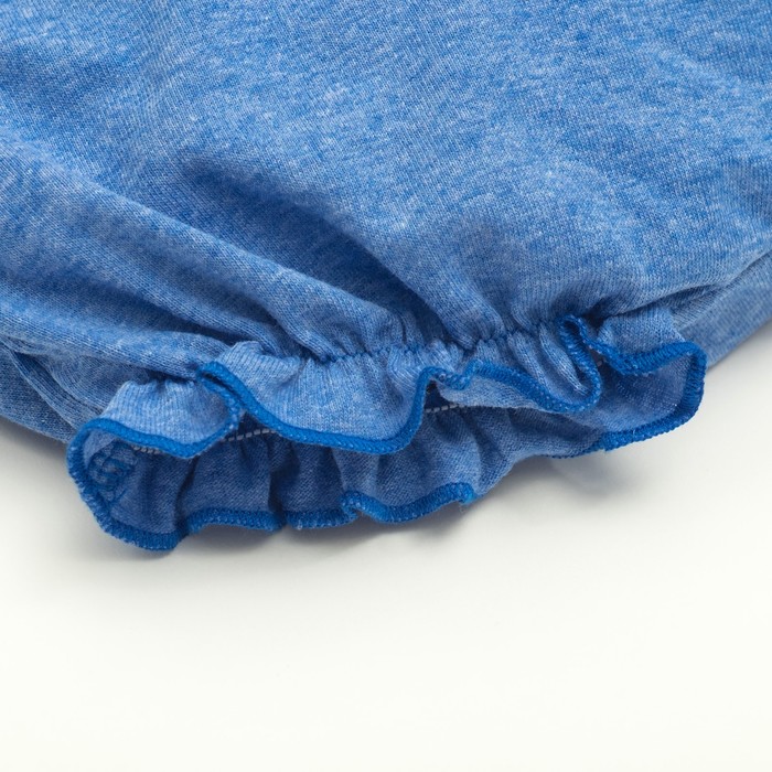 Шорты для мальчика "Полевые цветы", рост 74 см (48), цвет голубой