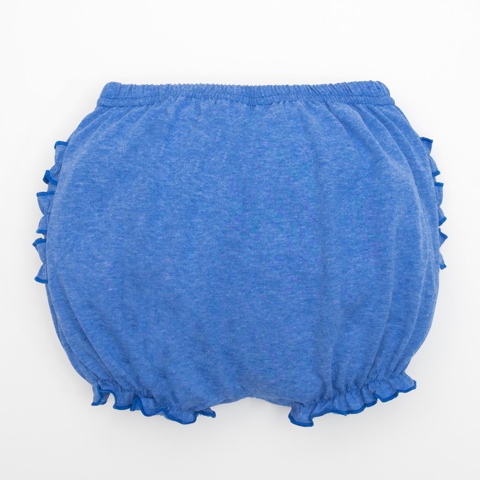 Шорты для мальчика "Полевые цветы", рост 74 см (48), цвет голубой